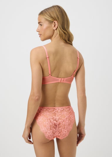 3 Pack Multicolour Lace High Leg Knickers