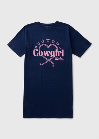 Navy Cowgirl Rodeo Nightie