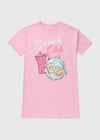 Pink Brunch Club Nightie