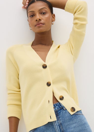 Lemon V-Neck Cardigan