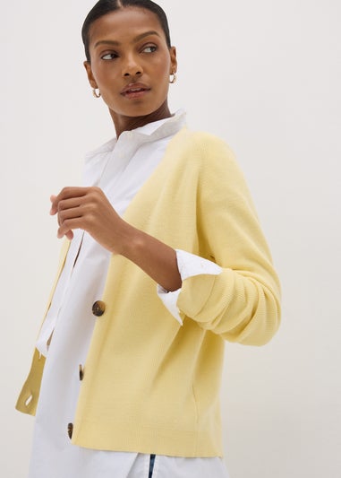 Lemon V-Neck Cardigan