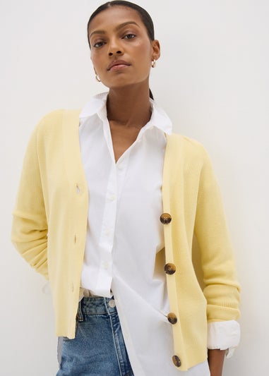 Lemon V-Neck Cardigan