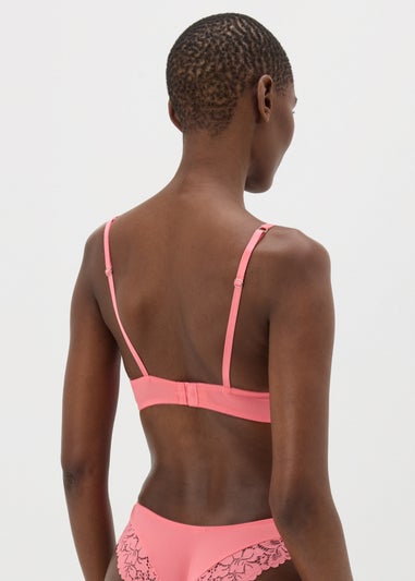 Coral Lace Detail Full Bra