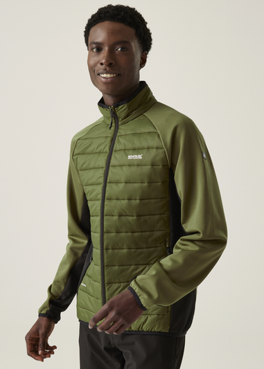 Regatta Nephrite Green Black Clumber IV Hybrid Jacket