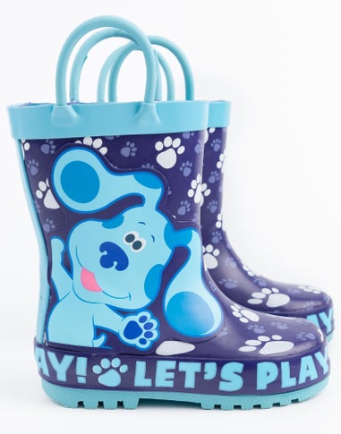 Blue's Clues & You! Boys Blue Let's Play Print Wellies (4 - 10 Younger)