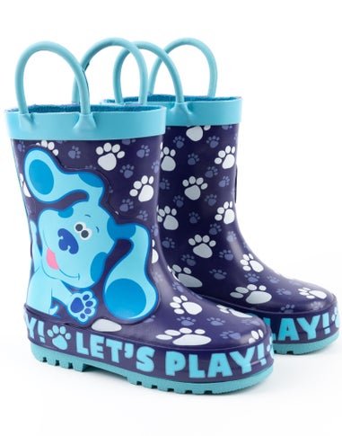 Blue's Clues & You! Boys Blue Let's Play Print Wellies (4 - 10 Younger)