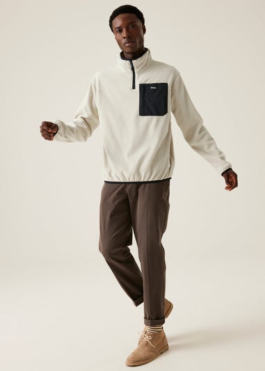 Regatta White Men's Frankie Half Zip Stretch Fleece