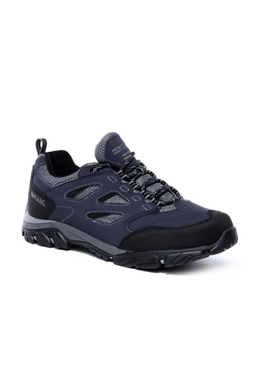 Regatta Navy Granite  Holcombe Waterproof Low Walking Shoes