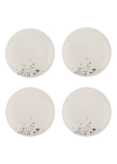 Price & Kensington Woodland Dinner Plates x4 (26.5cm)