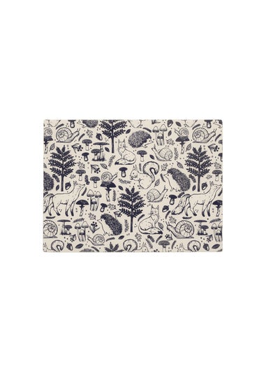 Price & Kensington Woodland 8 Piece Placemat and Coaster Set