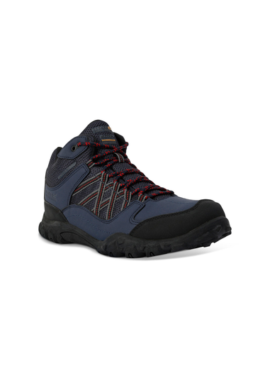 Regatta Navy Rio Red Edgepoint Waterproof Mid Walking Boots