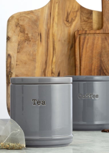 Price & Kensington Accents Tea, Coffee Sugar Set Charcoal