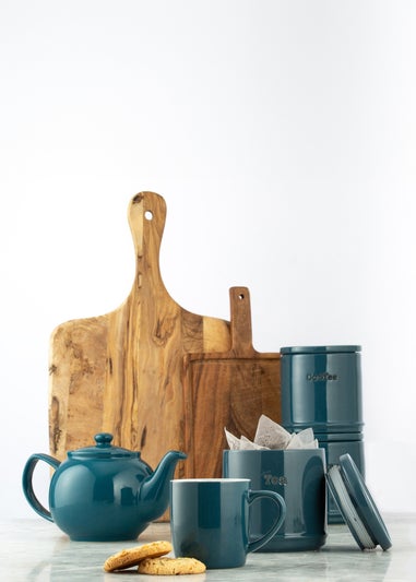 Price & Kensington Accents Tea, Coffee Sugar Set Teal