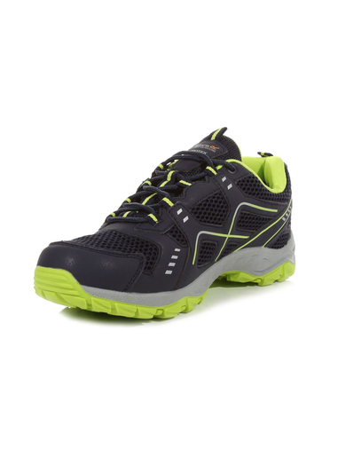 Regatta Navy Lime Punch  Vendeavour Waterproof Walking Shoe