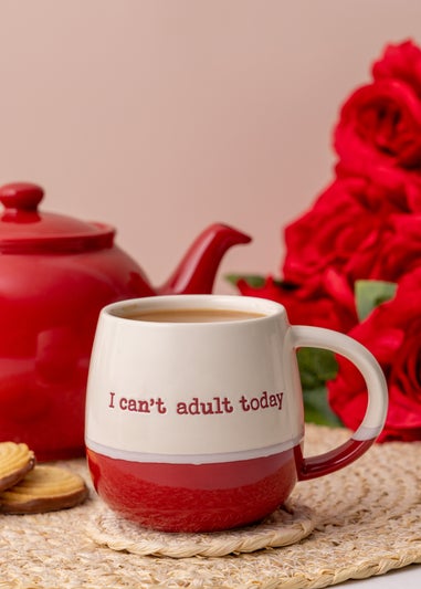 Price & Kensington Slogan Mugs Red and Coral