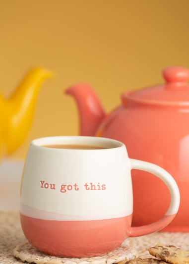 Price & Kensington Slogan Mugs Red and Coral