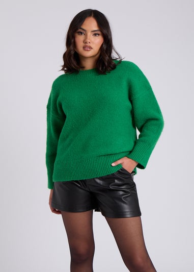 Urban Bliss Green Wool Blend Jumper