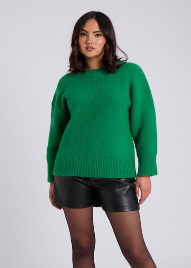 Urban Bliss Green Wool Blend Jumper