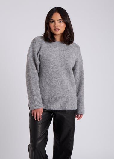 Urban Bliss Grey Wool Blend Jumper