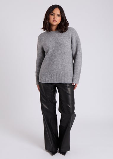 Urban Bliss Grey Wool Blend Jumper