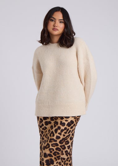 Urban Bliss Cream Wool Blend Jumper