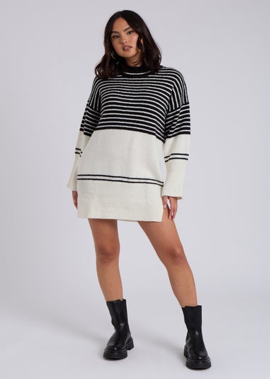 Urban Bliss Black Stripe Mini Dress