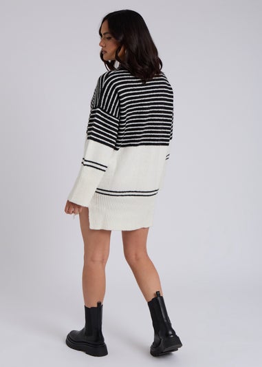 Urban Bliss Black Stripe Mini Dress