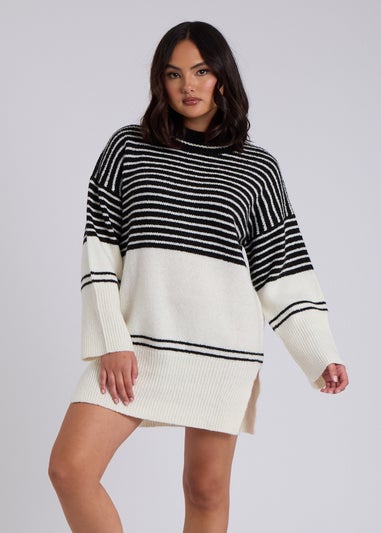 Urban Bliss Black Stripe Mini Dress