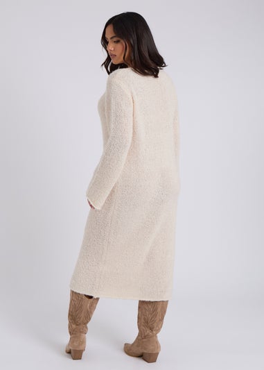 Urban Bliss Cream Boucle Maxi Dress