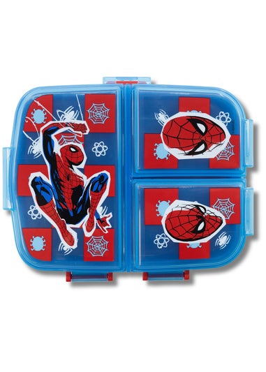 Spiderman Blue XL Lunch Box Set with 3D Bottle