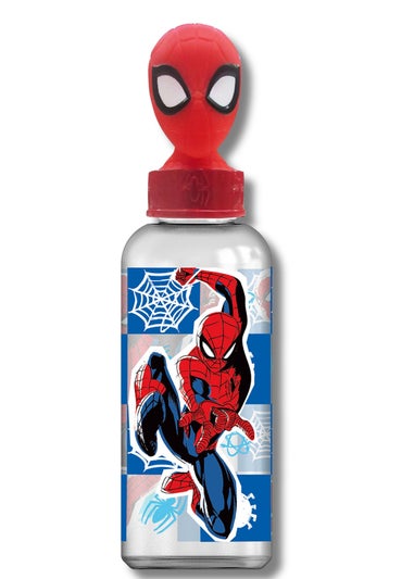 Spiderman Blue XL Lunch Box Set with 3D Bottle