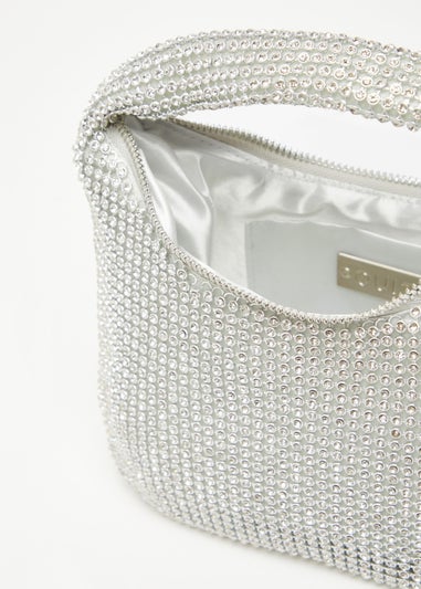 Quiz Silver Embellished Mini Bag