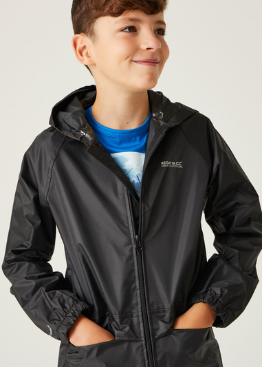 Regatta Black Kids' Stormbreak Waterproof Jacket