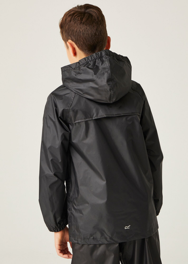 Regatta Black Kids' Stormbreak Waterproof Jacket