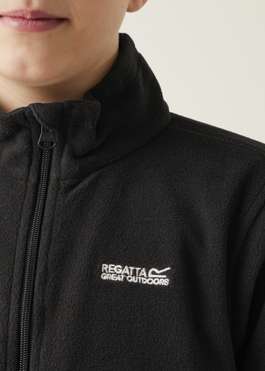 Regatta Black Kids' King II Full Zip Fleece