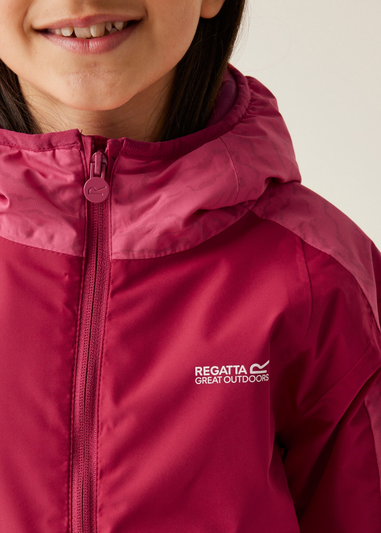 Regatta Deep Pink Hot Pink Kids' Volcanics VIII Reflective Jacket