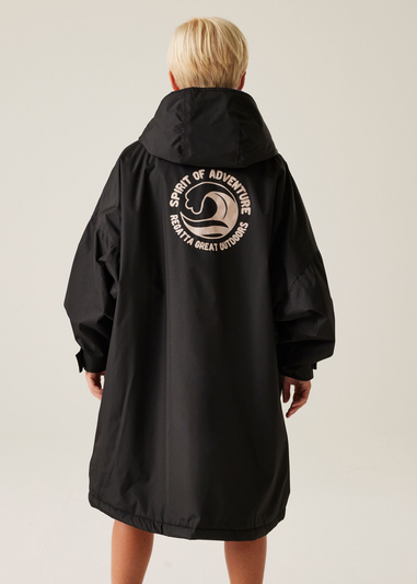 Regatta Black Junior Changing Robe