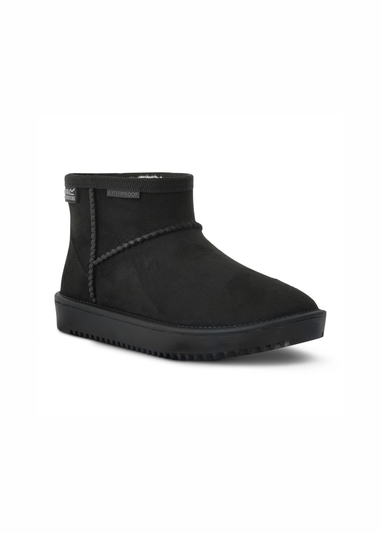 Regatta Black Kids' Risely Waterproof Fur Lined Boots