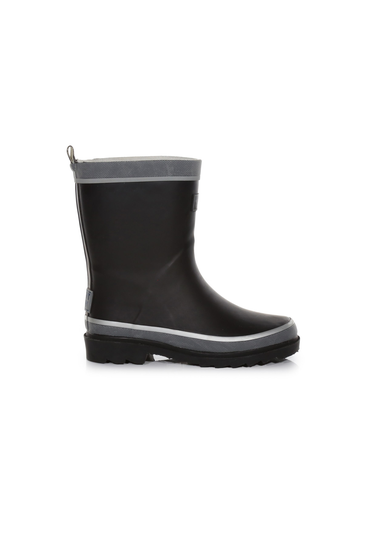 Regatta Black Kids' Foxfire Reflective Wellies