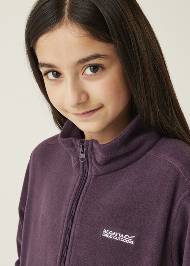 Regatta Deep Plum Kids' King II Full Zip Fleece