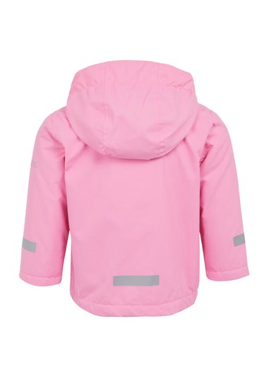 Regatta Pink Multi Kids' Animal Rainy Day Waterproof Insulated Jacket (6-72 months)