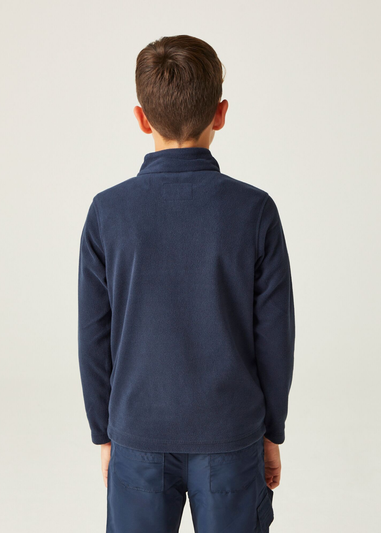 Regatta Navy Kids' Hot Shot II Half Zip Fleece