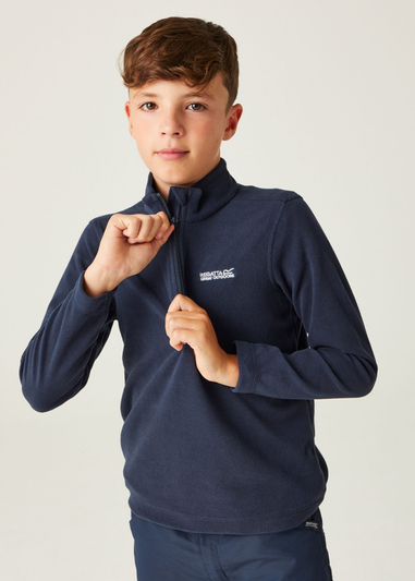 Regatta Navy Kids' Hot Shot II Half Zip Fleece