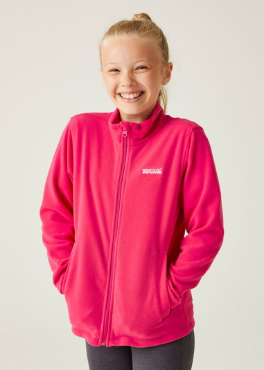 Regatta Pink Potion  Kids' King II Full Zip Fleece