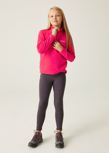 Regatta Pink Potion  Kids' Hot Shot II Half Zip Fleece