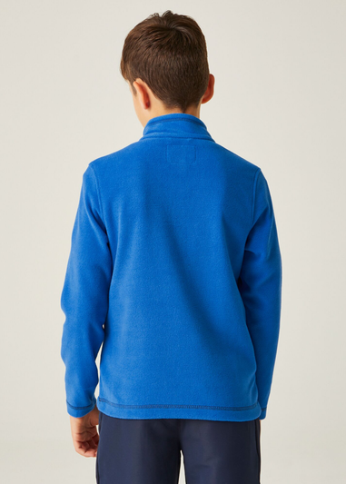 Regatta Oxford Blue Navy  Kids' Hot Shot II Half Zip Fleece