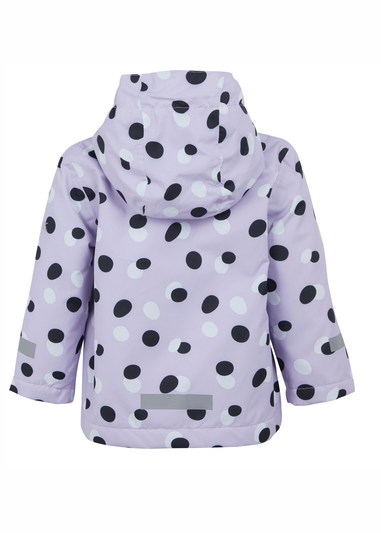 Regatta Shyla The Leopard Lilac Frost Kids' Animal Rainy Day Jacket