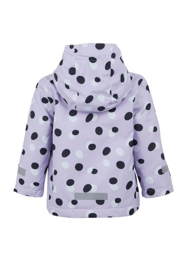 Regatta Lavender Kids' Animal Rainy Day Waterproof Insulated Jacket (6-72 months)