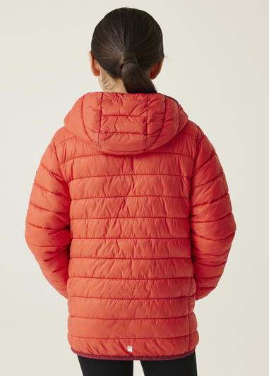 Regatta Red Sky Mineral Red Kids' Hooded Marizion Padded Jacket