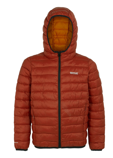 Regatta Red Ochre Fox Kids' Hooded Marizion Padded Jacket